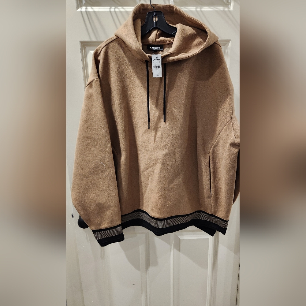 Express sweatshirt camel with Black details XL